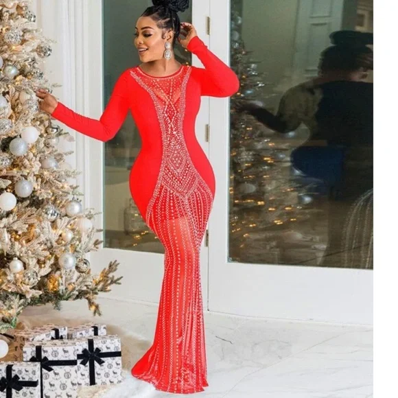 open lace back dress Amazon.com: Rhinestone Embellished Red Long Sleeve Mini Dress Deep V-Neck  (1,X-Large) : Clothing, Shoes & Jewelry main image 1